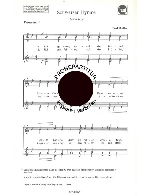 Schweizer Hymne